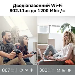 Маршрутизатор TP-Link ARCHER C64 AC1200 4xGE LAN 1xGE WAN MU-MIMO - мініатюра 6