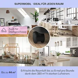 Мобільний кондиціонер Klarstein Pure Blizzard Smart (10035808) - мініатюра 8