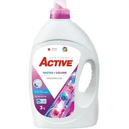 Гель для прання кольорових і білих речей Active Whites + Colors 3 л