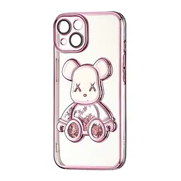 Чохол Shining Bear Case Protected Camera iPhone 14 Pink