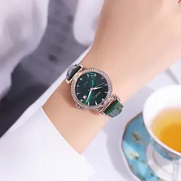 Жіночий наручний годинник 2169RGGN Rose Gold-Green Skmei acs0030202 - мініатюра 3