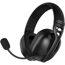Навушники Hator бездротові Hyperpunk 3 чорний bluetooth 5.4 / USB 2.4GHz / Type-C мікрофон ANC динаміки 40 мм (Hi-Res)