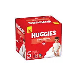 Підгузки Huggies Little Movers 5 (11-25 кг) M-pack, 126 шт (5029053583419) - мініатюра 2