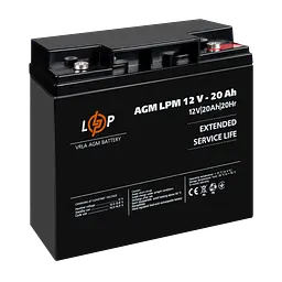 Акумулятор AGM LPM 12V-20 Ah під болт М5 - мініатюра 3