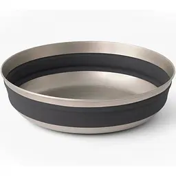 Миска складна Sea to Summit Detour Stainless Steel Collapsible Bowl (L) Чорний-Сірий