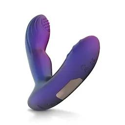 Стимулятор простати Hueman Galaxy Tapping Butt Plug, 14.9 см фіолетовий - мініатюра 2