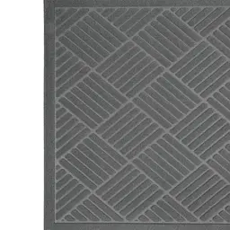 Килимок придверний Eco Fabric Смужки без кромки сірий 60 х 90 см (6090-008) - мініатюра 6