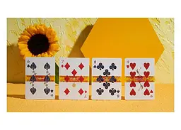 Карти гральні United States Playing Card Company Van Gogh Playing Cards - Sunflowers Borderless (PC_VGSB) - мініатюра 3