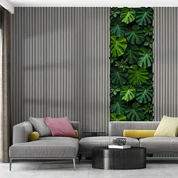 Рейка декоративна Sticker Wall WPC стінова 3000х165х23мм Сталева сіра SW-00001528 - мініатюра 9