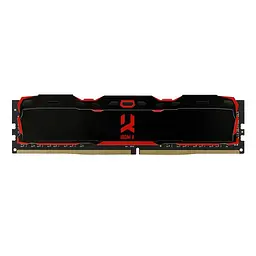 Оперативна пам'ять Goodram Iridium X Black DDR4, 16GB/3200 (IR-X3200D464L16A/16G)