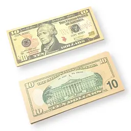 Купюри сувенірні номіналом 10 доларів США 100 шт. - мініатюра 3