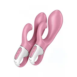 Вібратор-кролик Satisfyer Air Pump Bunny 2 20 см рожевий - мініатюра 5