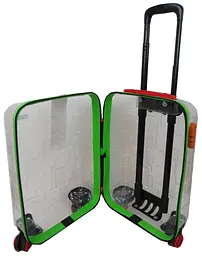 Прозора мала пластикова валіза + комплект органайзерів 42L My Luggage 55х34х25 см sum0026756 - мініатюра 6