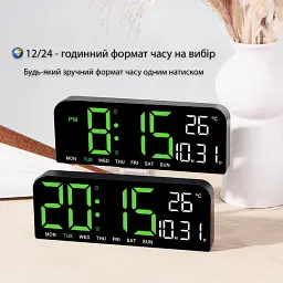 Настільний годинник Action GH0707 Чорний - мініатюра 3