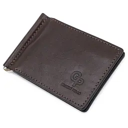 Чоловічий шкіряний зажим для грошей GRANDE PELLE 12х8х0,7 см acs0018648