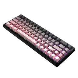 Ігрова дротова магнітна клавіатура AJAZZ AK680 MAX / RGB / Magnetic Switch / 8К / Pink - мініатюра 3