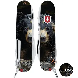 Ніж Victorinox Fieldmaster Animal 91мм 15функ Чорний ведмідь - мініатюра 4