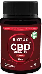 Канабідіол Biotus CBD Gummies 25 мг 30 желейних мишок