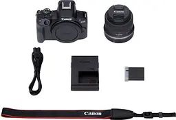 Бездзеркальний фотоапарат Canon EOS R50 Kit RF-S 18-45mm f4.5-6.3 IS STM Black (5811C033) [87221] - мініатюра 9