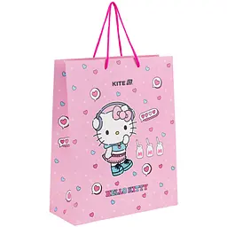 Набір паперових подарункових пакетів Kite Hello Kitty Кошенятко Кітті 26х32 см 5 шт. (HK25-266-1)