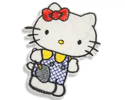 Нашивка-аппликация для одежды №113 Hello Kitty 6×8 см 9 шт. - миниатюра 2