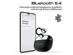 Навушники TWS HiFuture FlexClip Black (flexclip.black) - мініатюра 5
