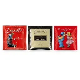 Набір кави в чалдах Lucaffe 3 види Гурман 150 шт