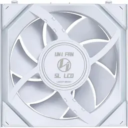 Вентилятор LIAN LI Uni Fan SL WIRELESS LCD Reverse 120-1 White (G99.12RSLLCD1W1W.00) - мініатюра 4