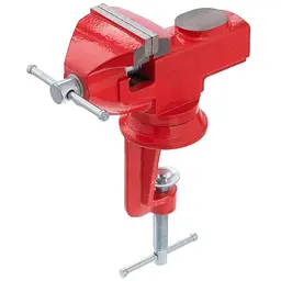 Тиски ручні слюсарні міні поворотні Intertool 60 мм HT-0054