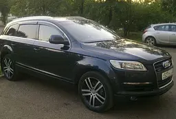 Дефлектори вікон вітровики для Audi Q7 2006-2015 Хром молдинг - мініатюра 2