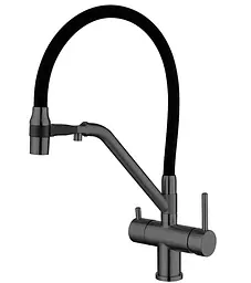 Змішувач для кухні KOER KB-72006-07 із підключенням до фільтру KR3382 - мініатюра 1