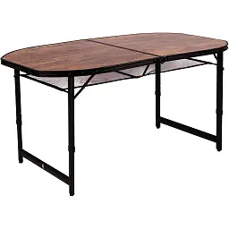 Стіл Bo-Camp Woodbine Oval 150x80 см коричневий (1404230)