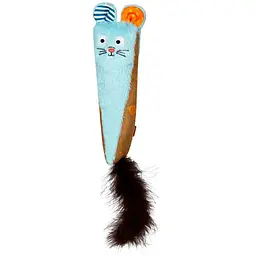 Іграшка для котів GiGwi Rookie Hunter Кролик блакитний з шарудінням 38 см