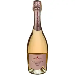 Вино ігристе Rocca Rossa Prosecco Rose Brut DOC, рожеве, брют, 0,75 л