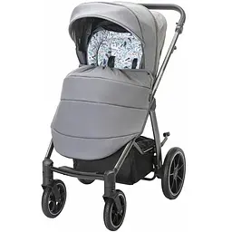 Коляска Espiro Bueno 2022 307 Gray Feather, універсальна 2 в 1, сіра (205163) - мініатюра 4