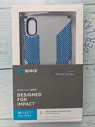 Чохол протиударний Speck Presidio Grip 117106-7569 для iPhone XS Max (6.5") Blue - мініатюра 2
