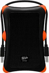 Кишеня зовнішня Silicon Power Armor A30 2.5" USB 3.0 black/orange (SP000HSPHDA30S3K) - мініатюра 1