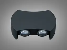 Світильник фасадний LED чорний 1 Вт 1 променя - мініатюра 3