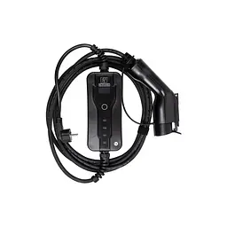 Зарядний пристрій для електромобіля HiSmart Type 1 - Schuko (220V), 16A, 3.6кВт, 1-фазний, 5м (EV200689)