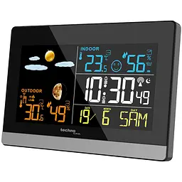 Метеостанція Technoline WS6455 Black/Silver (WS6455), Чорний - мініатюра 2