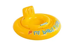 Дитяче надувне коло плотик для плавання Intex My Baby Float 56585 діаметр 70 см від 6 місяців до 1 року - мініатюра 2