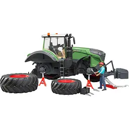 Іграшкова машинка Bruder Трактор Fendt 1050 Vario з фігуркою та аксесуарами для ремонту 1:16 (04041) - мініатюра 4