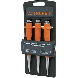 Набір пробійник Truper Cr-V 3 шт. (PUNZ-3)