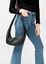 Сумка жіноча Sambag HOBO S чорний 30 х 13 х 8 см (53100001) - мініатюра 11