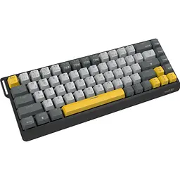 Клавіатура Ajazz x NacodeX NK68 V2 Red Switch Black/Grey/Yellow (NK68-V2-R-BGY) [175699] - мініатюра 4