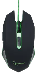 Миша Gembird MUSG-001-G Green Black - мініатюра 1