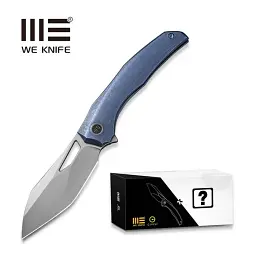 Ніж складаний туристичний WE Knife Ignio Mystery Box, (8.39 см) CPM 20CV / 6AL4V Titanium синій - мініатюра 10