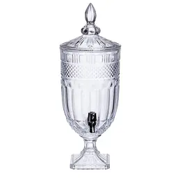 Лимонадниця Topaz Crystal 5л із краном HP-19-294 глек диспенсер для напоїв прозорий Yiwu HP-19-294 - мініатюра 2
