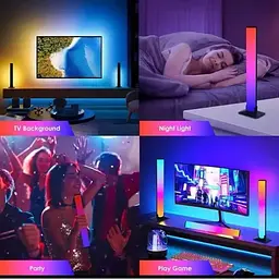 Лампа настільна світлодіодна з RGB підсвічуванням, ефектом неона для геймерів з USB-живленням - мініатюра 9