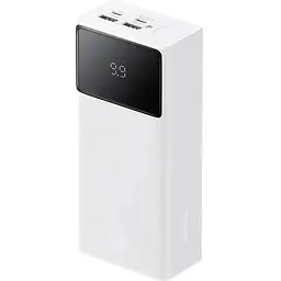 Портативна батарея Baseus Star-Lord Digital Display Fast Charging 20000 mAh 30W P10022904213-00 White - мініатюра 2